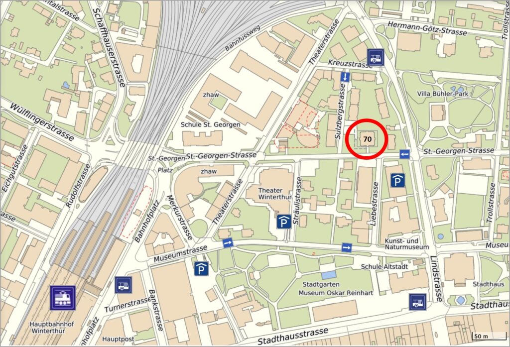 Lageplan Derma im Park